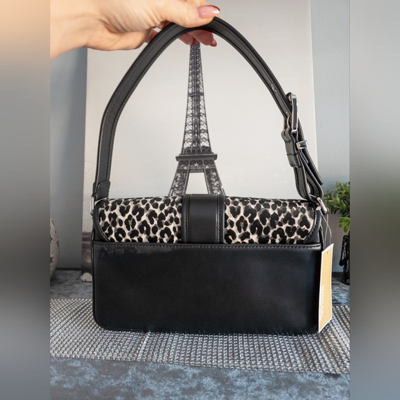 ❗️LOW START❗️Michael Kors-NWT- Colby Medium Leopard Print Calf Hair Shoulder Bag - Picture 7 of 16